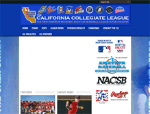 Tablet Screenshot of calsummerball.com